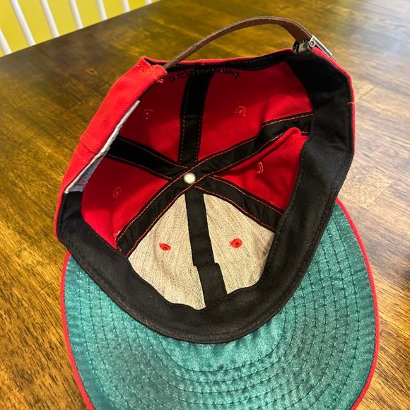 Ebbets Field Flannels x Knockaround Strapback Duck Canvas Red Hat - MiUSA - Picture 3 of 4